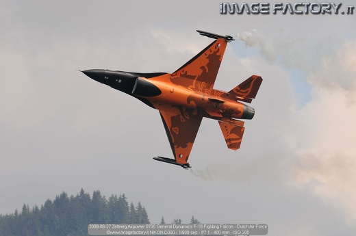 2009-06-27 Zeltweg Airpower 0705 General Dynamics F-16 Fighting Falcon - Dutch Air Force